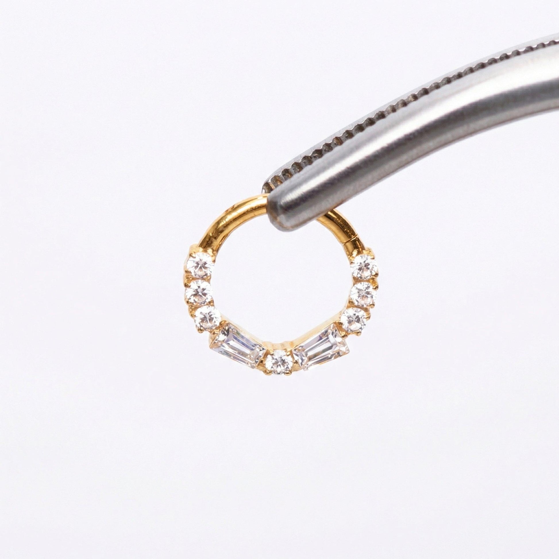 Jewelry For Daith Piercing - Precision piercing pliers holding