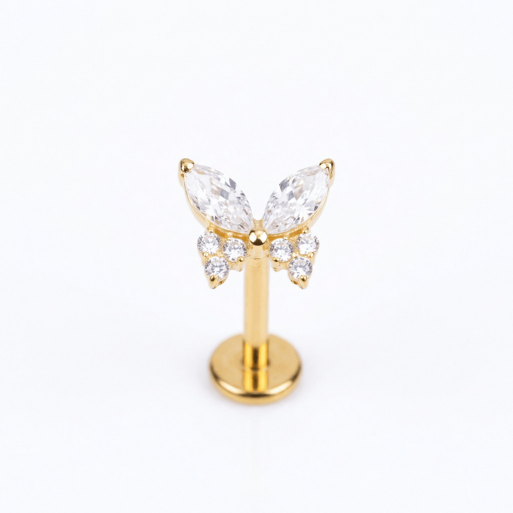 Jewellery For Cartilage Piercing - Angled view of a