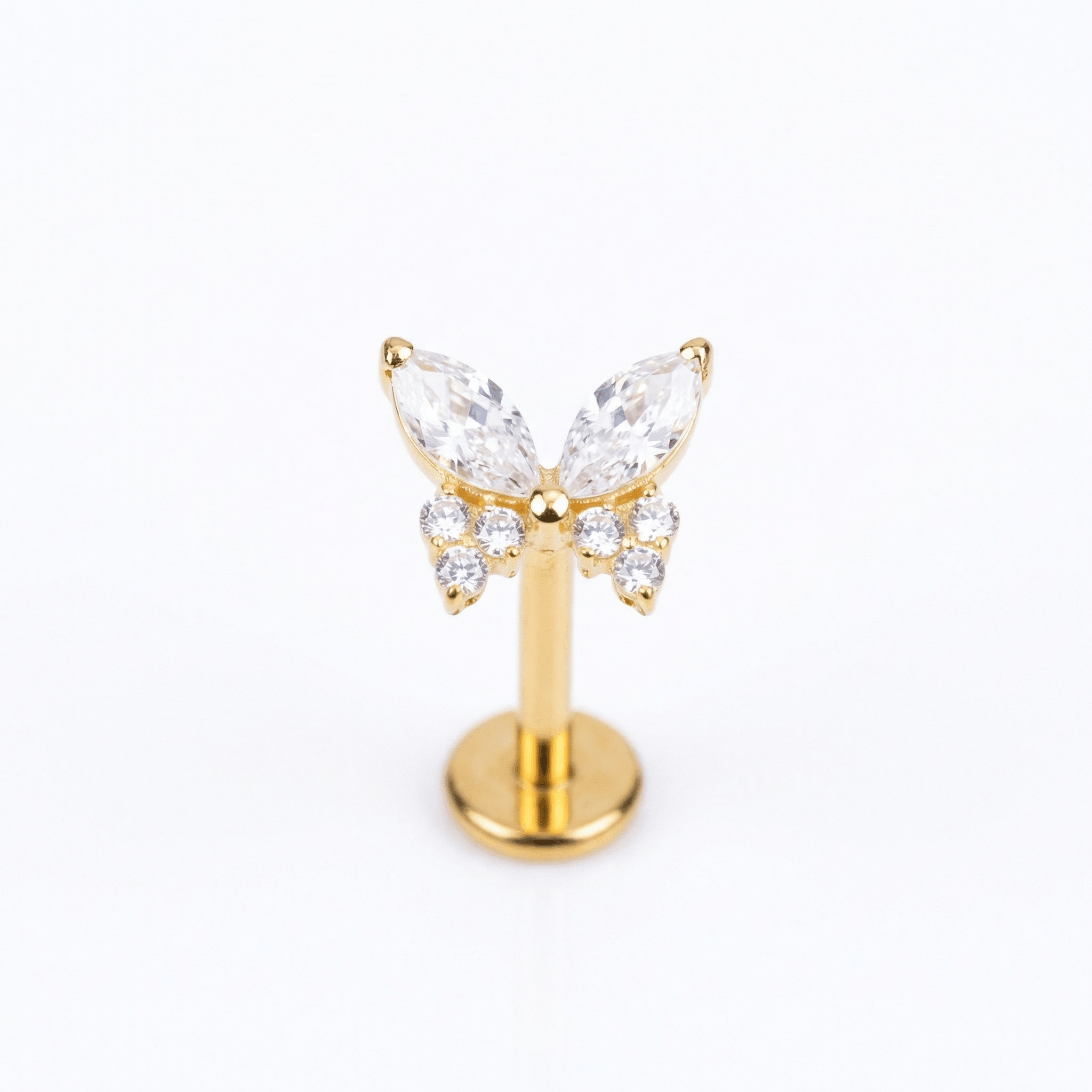 Jewellery For Cartilage Piercing - Angled view of a