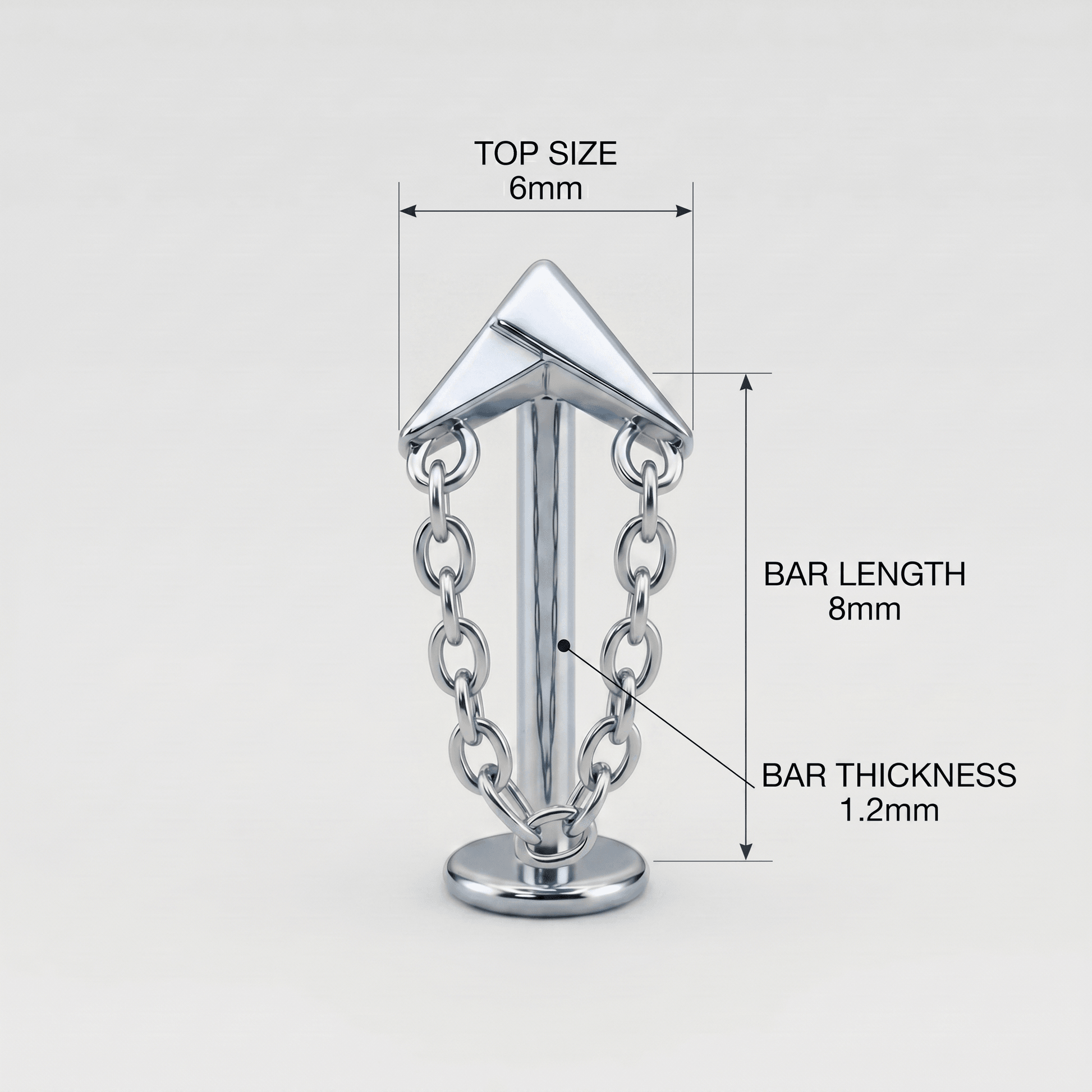 Chain Piercing Jewelry · helix stud