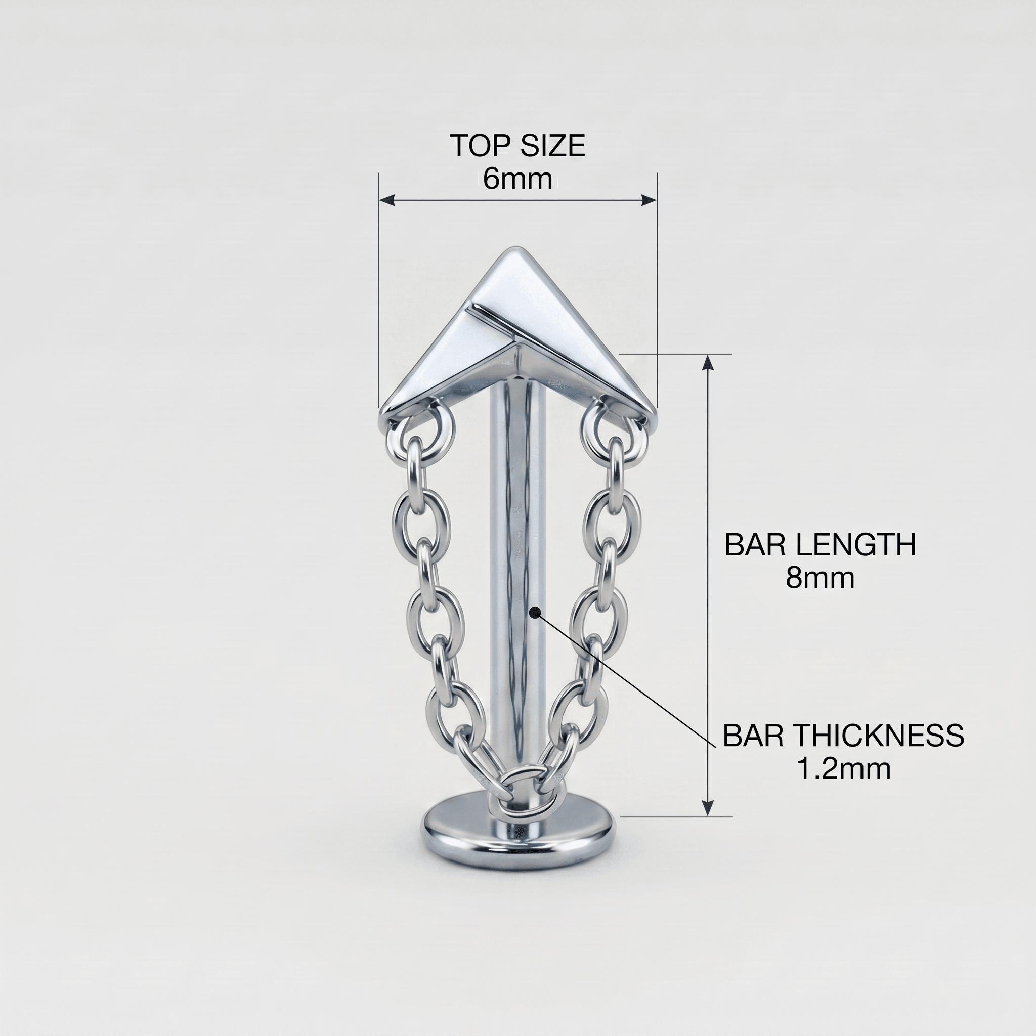 Chain Piercing Jewelry · helix stud