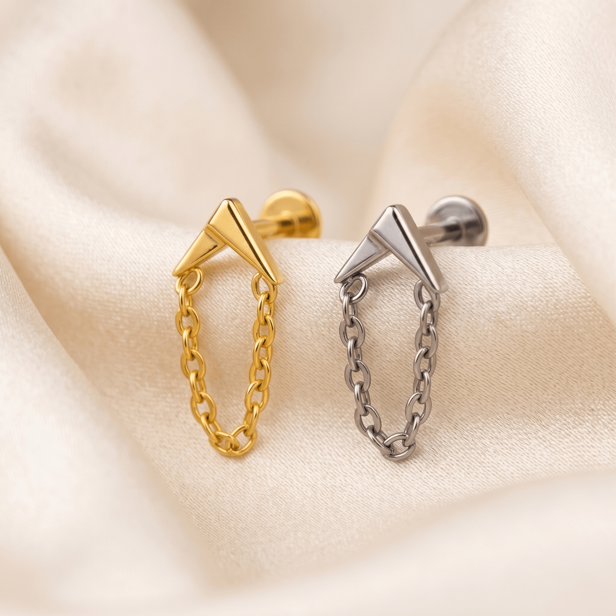 Chain Piercing Jewelry · helix stud