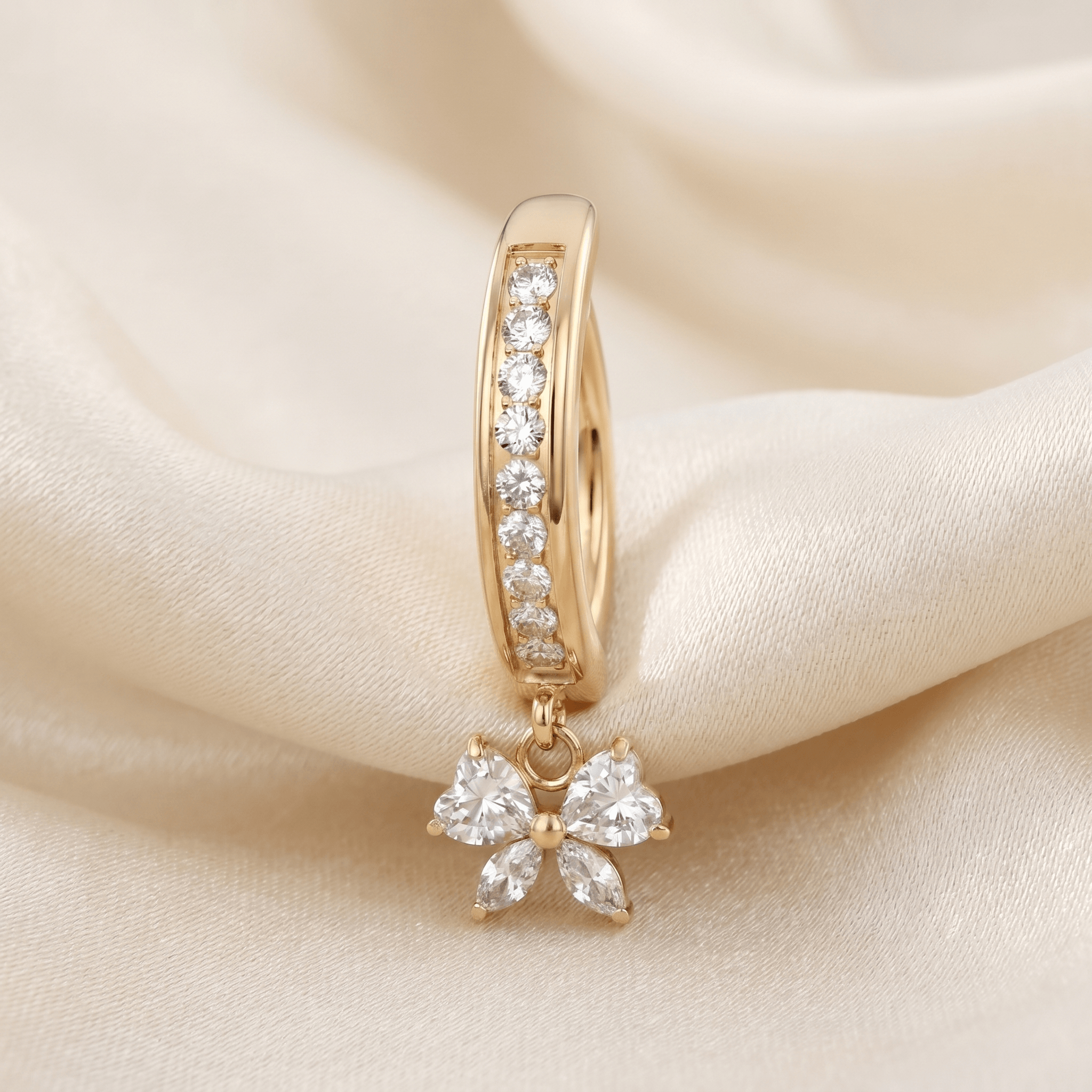 Flower Body Piercing Navel · belly button stud
