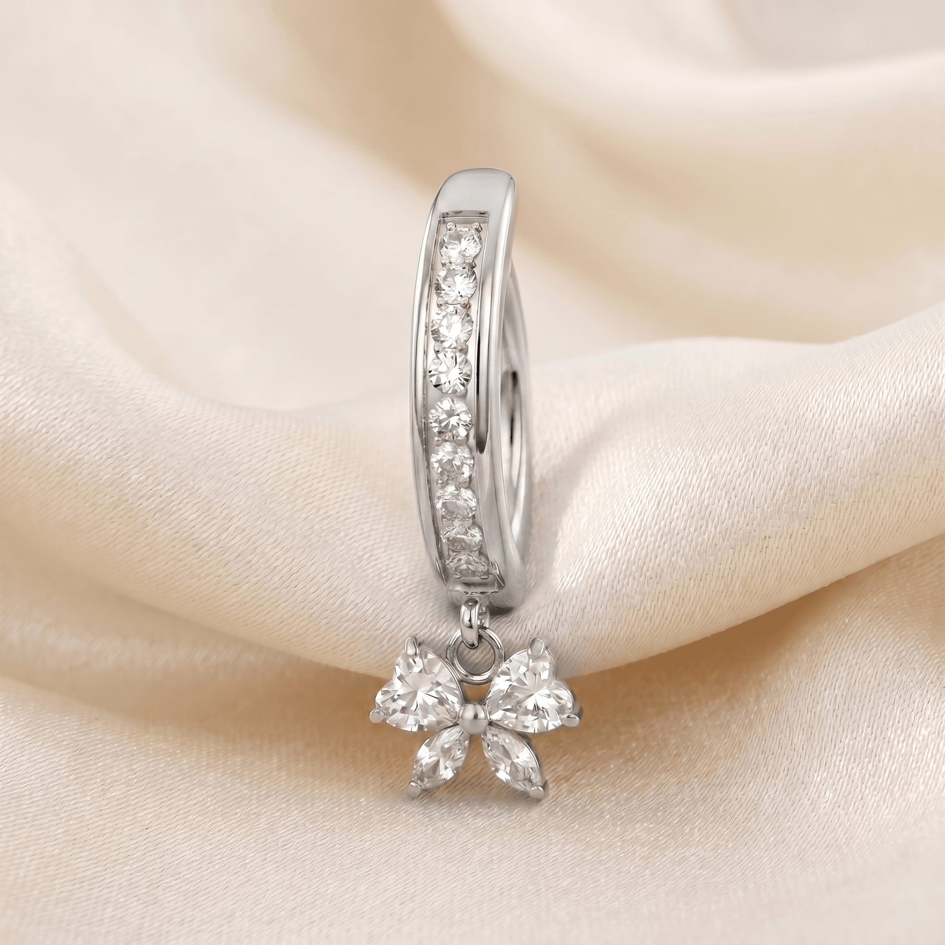 Flower Body Piercing Navel · belly button stud