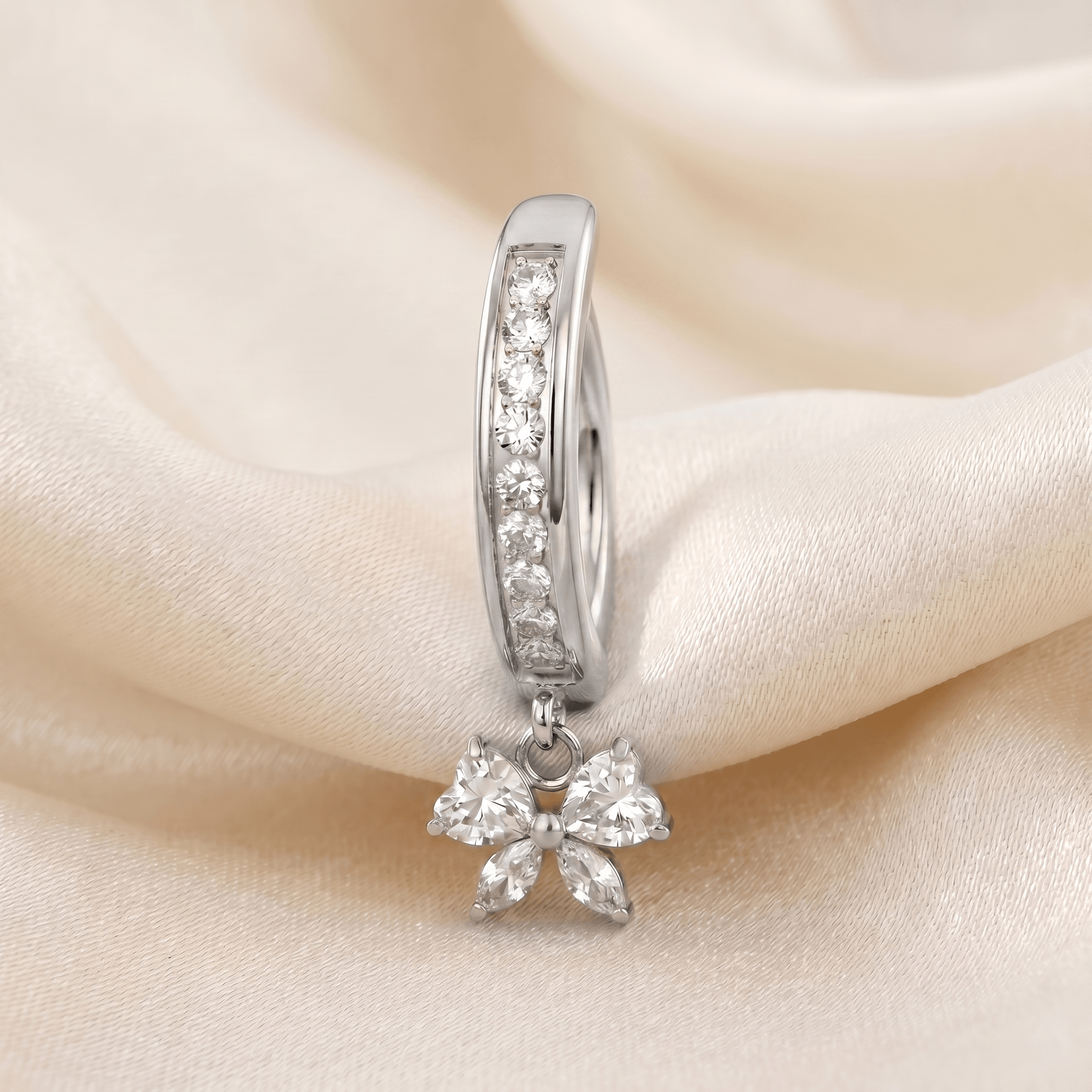 Flower Body Piercing Navel · belly button stud