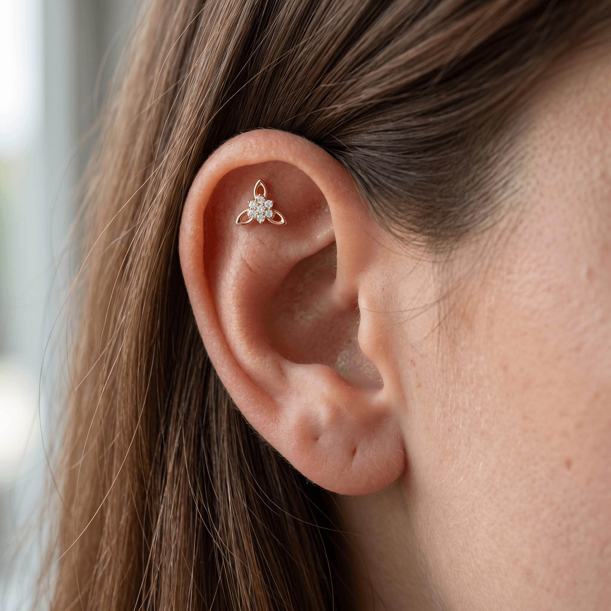 Cz Front Helix Piercing · helix jewelry stud