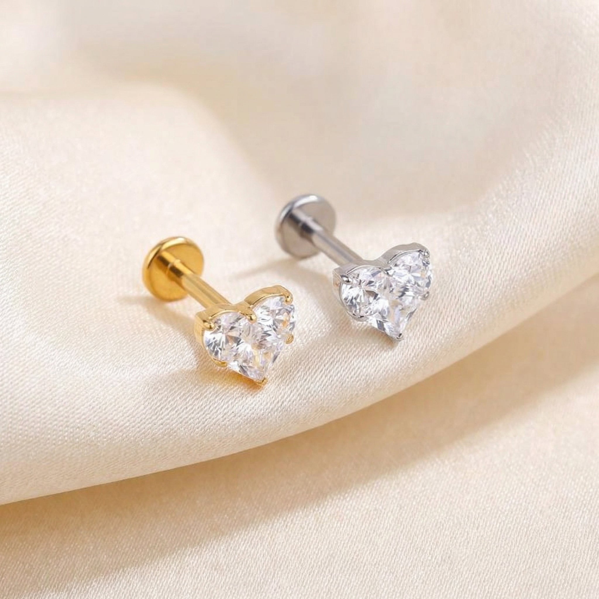 Vertical Labret Piercing Jewelry - Vertical Piercing Jewelry -