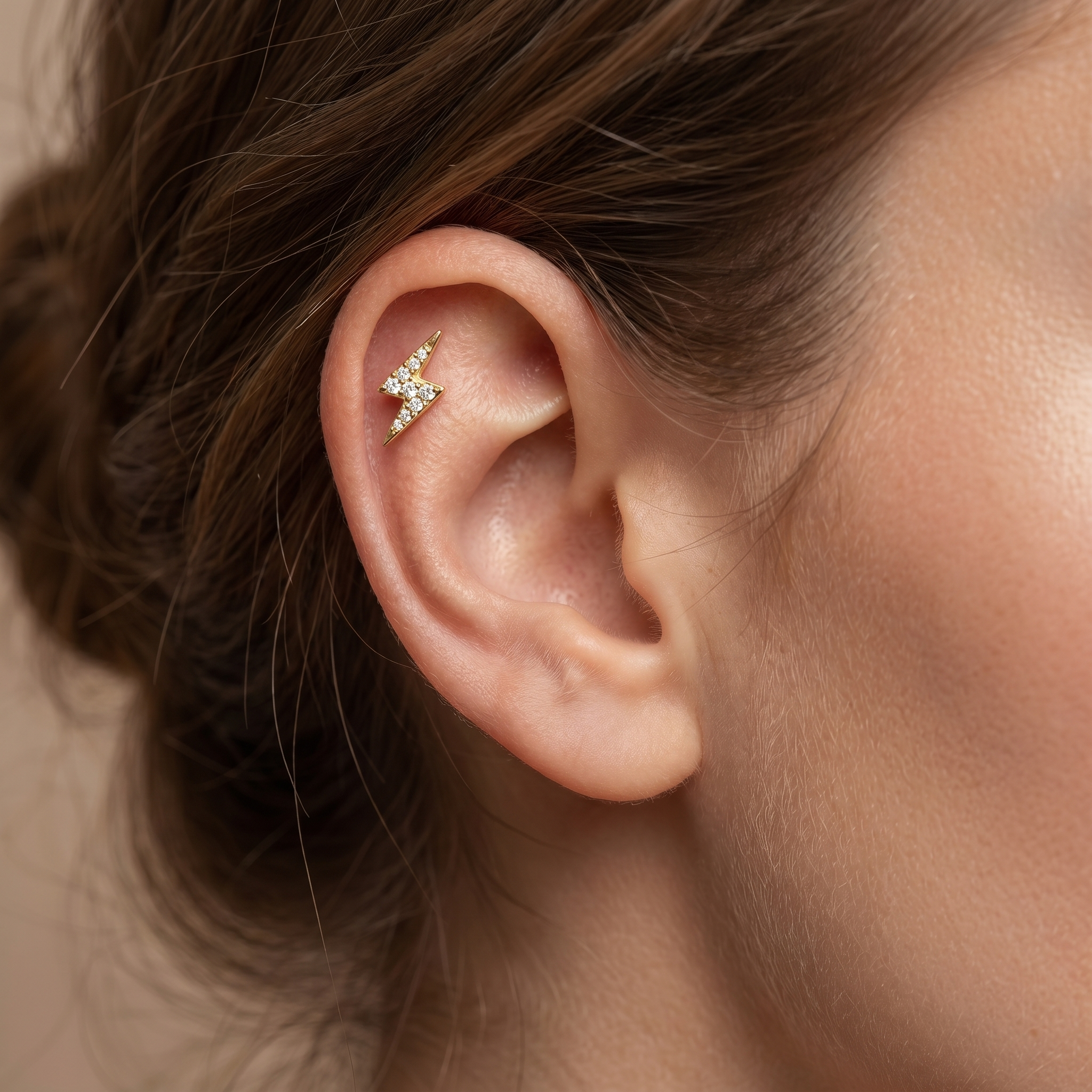 Cz Hidden Helix Piercing · helix jewelry stud