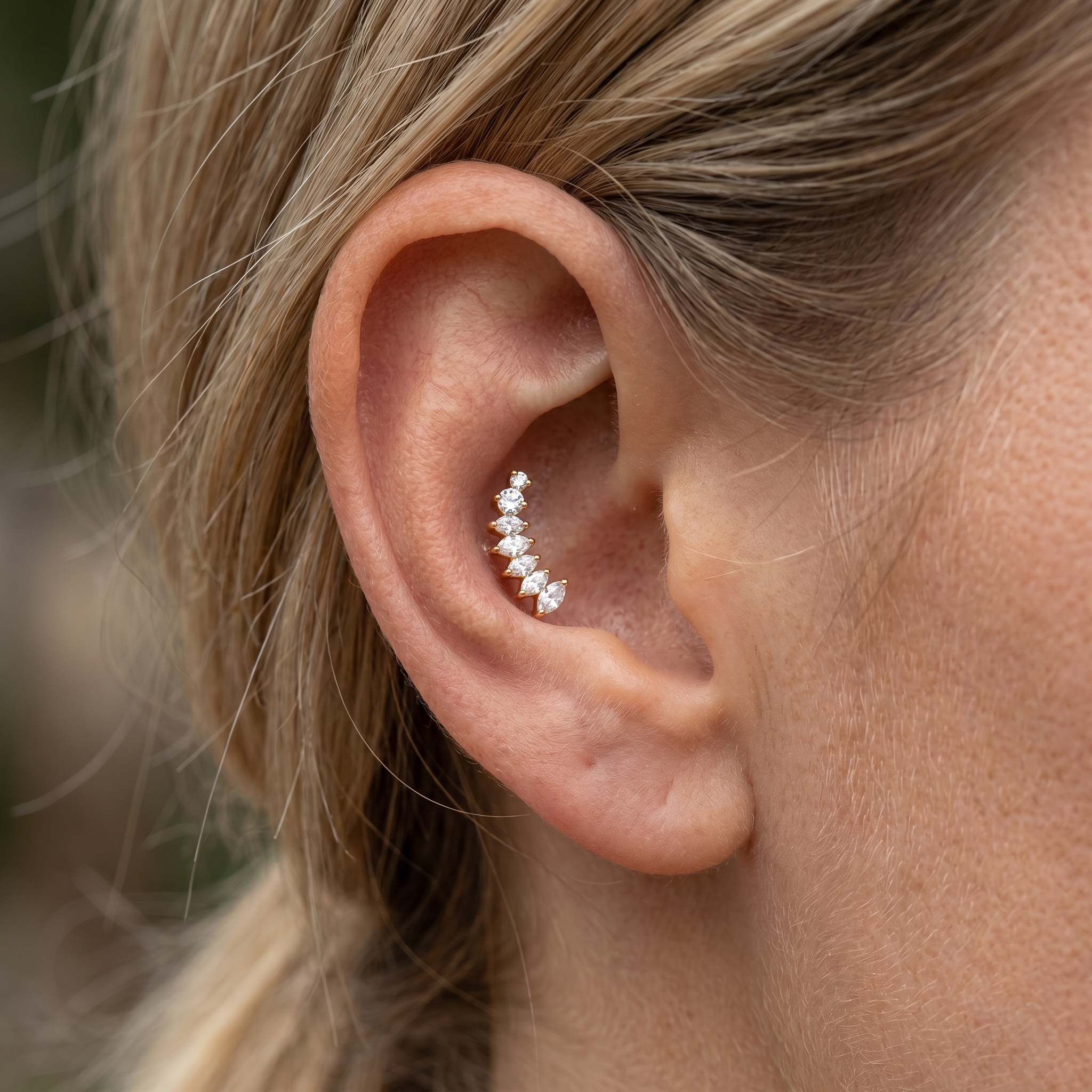 Labret Stud For Conch Piercing · outer conch stud