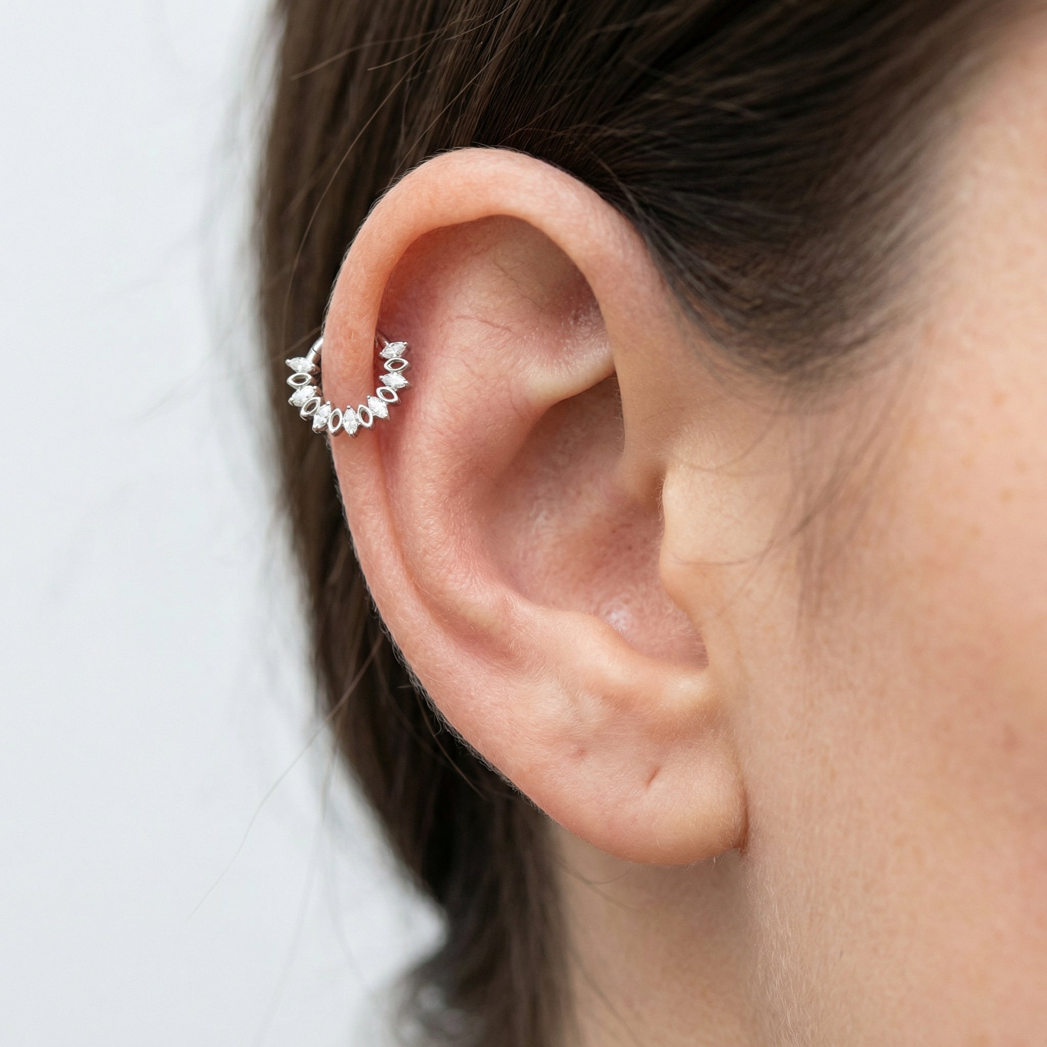 Hidden Helix Piercing Jewelry · helix jewelry stud