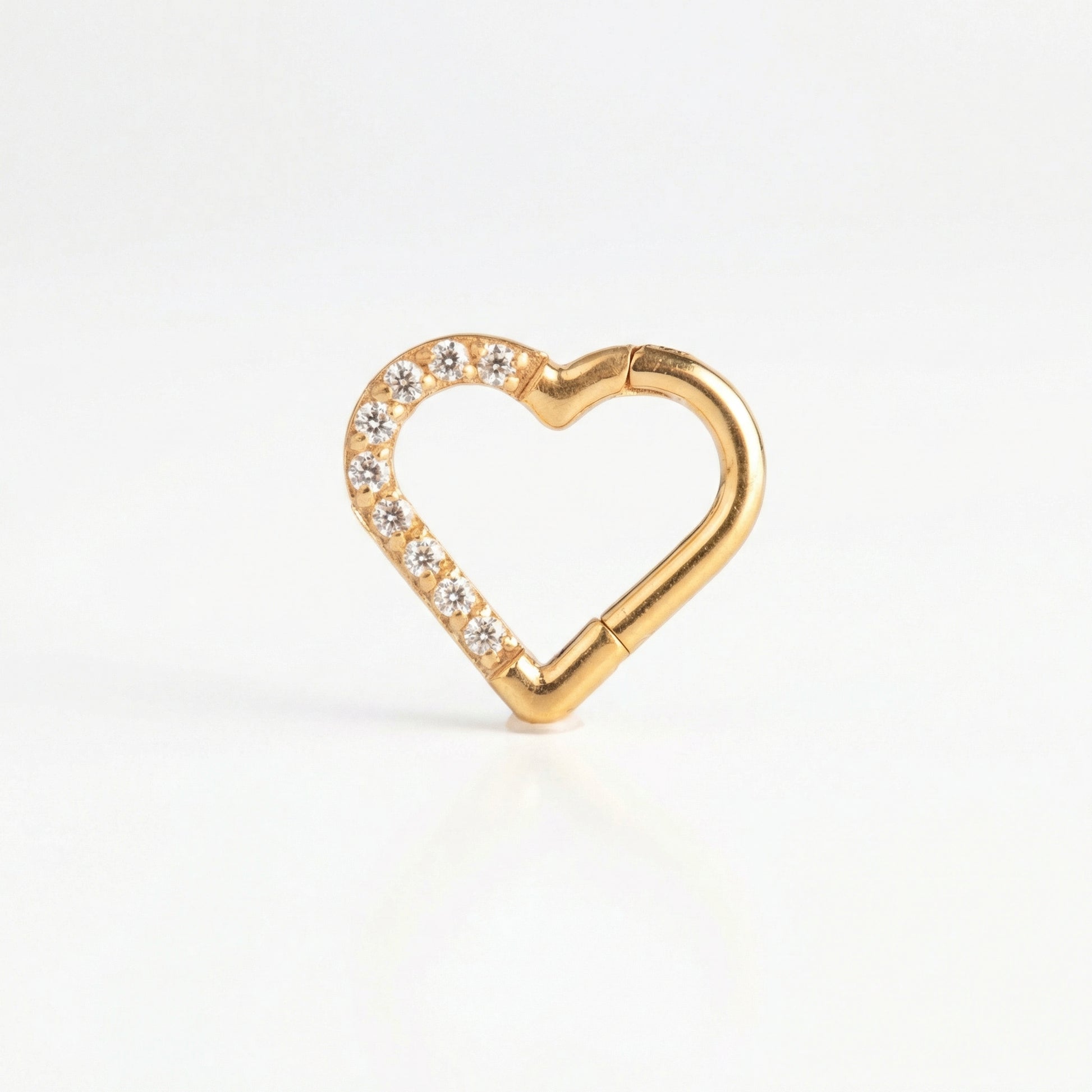Romantic Piercing In Septum - 16G G23 titanium gold