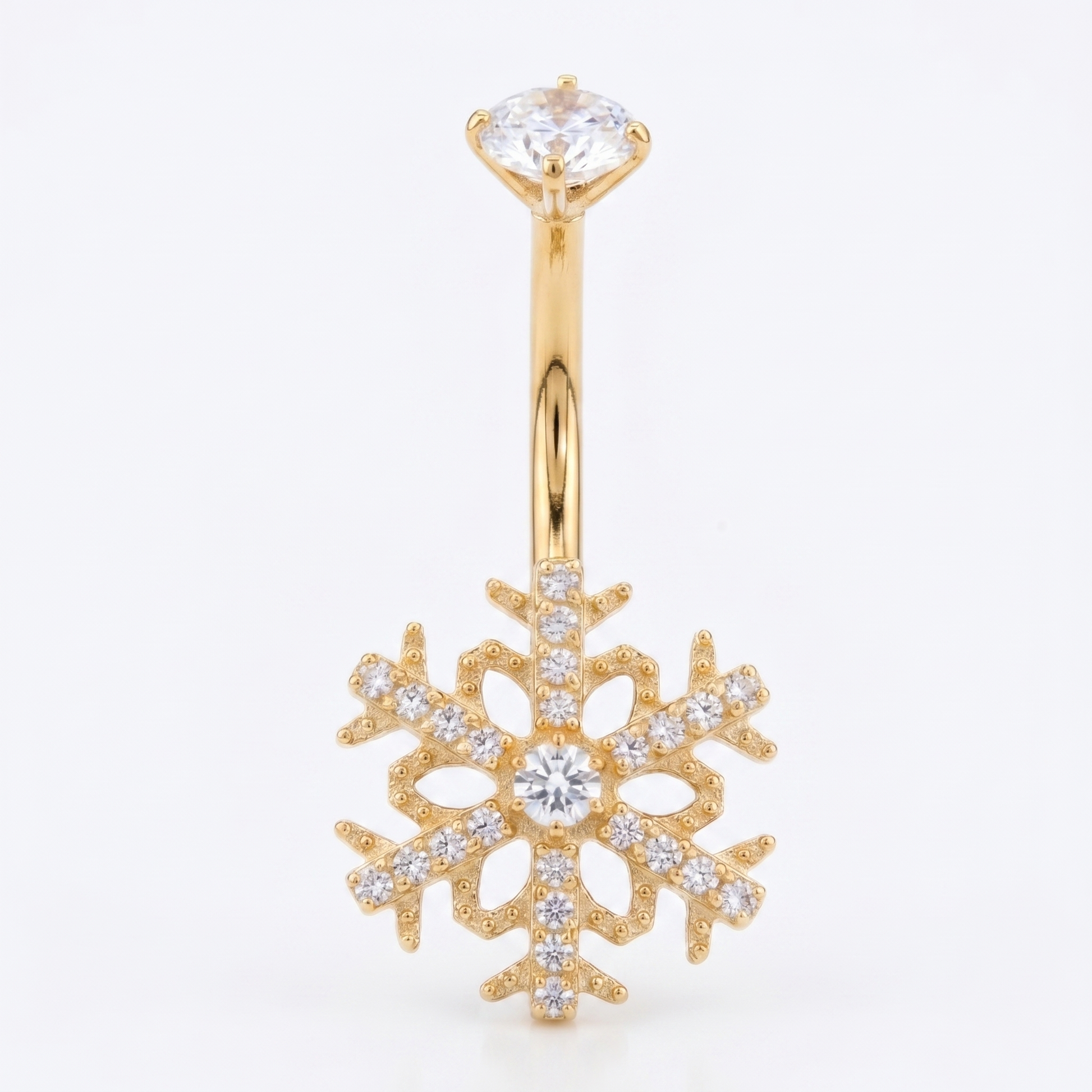 Floating Belly Button Piercing · belly button stud