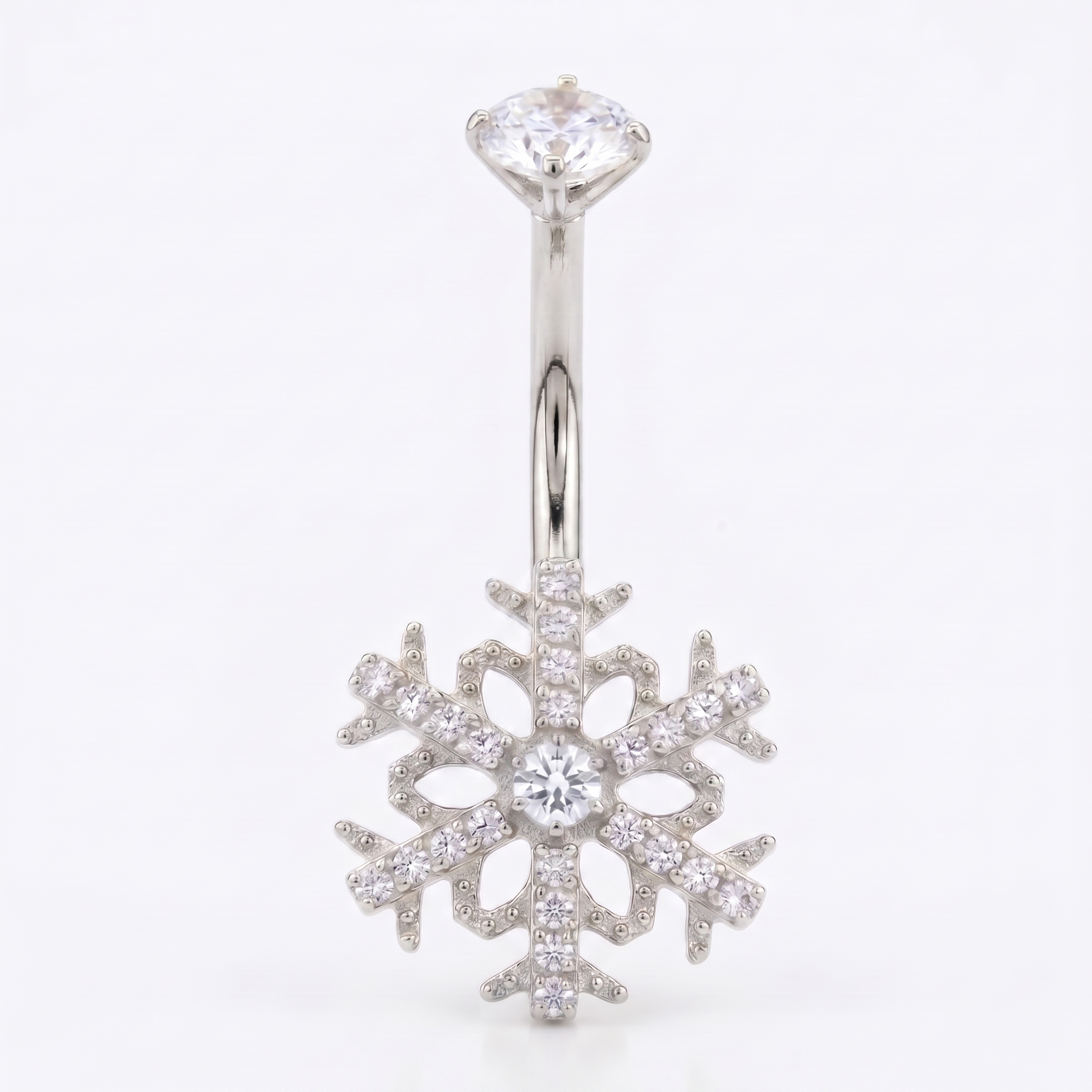Floating Belly Button Piercing · belly button stud