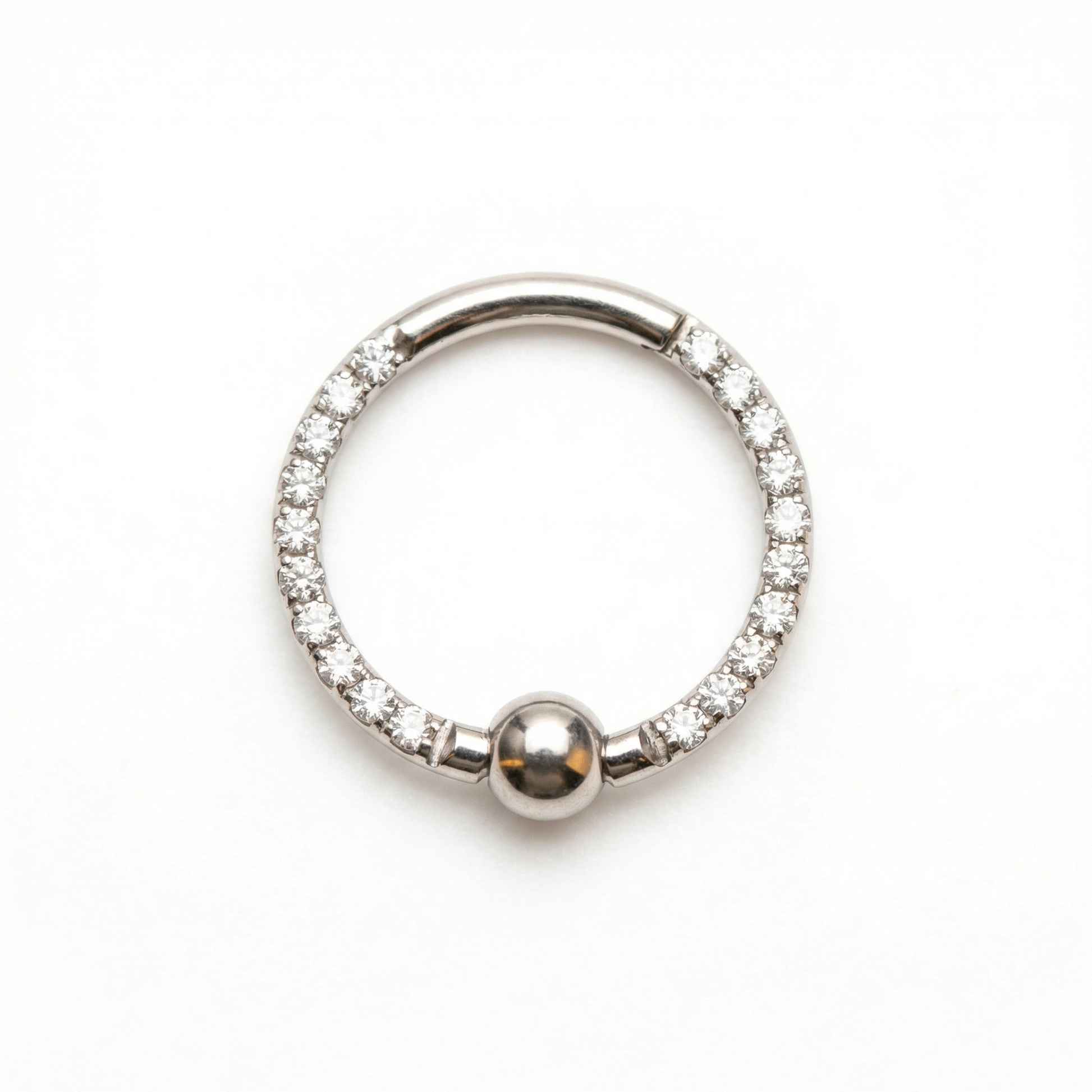 Earrings For A Daith Piercing - 16G G23 titanium silver