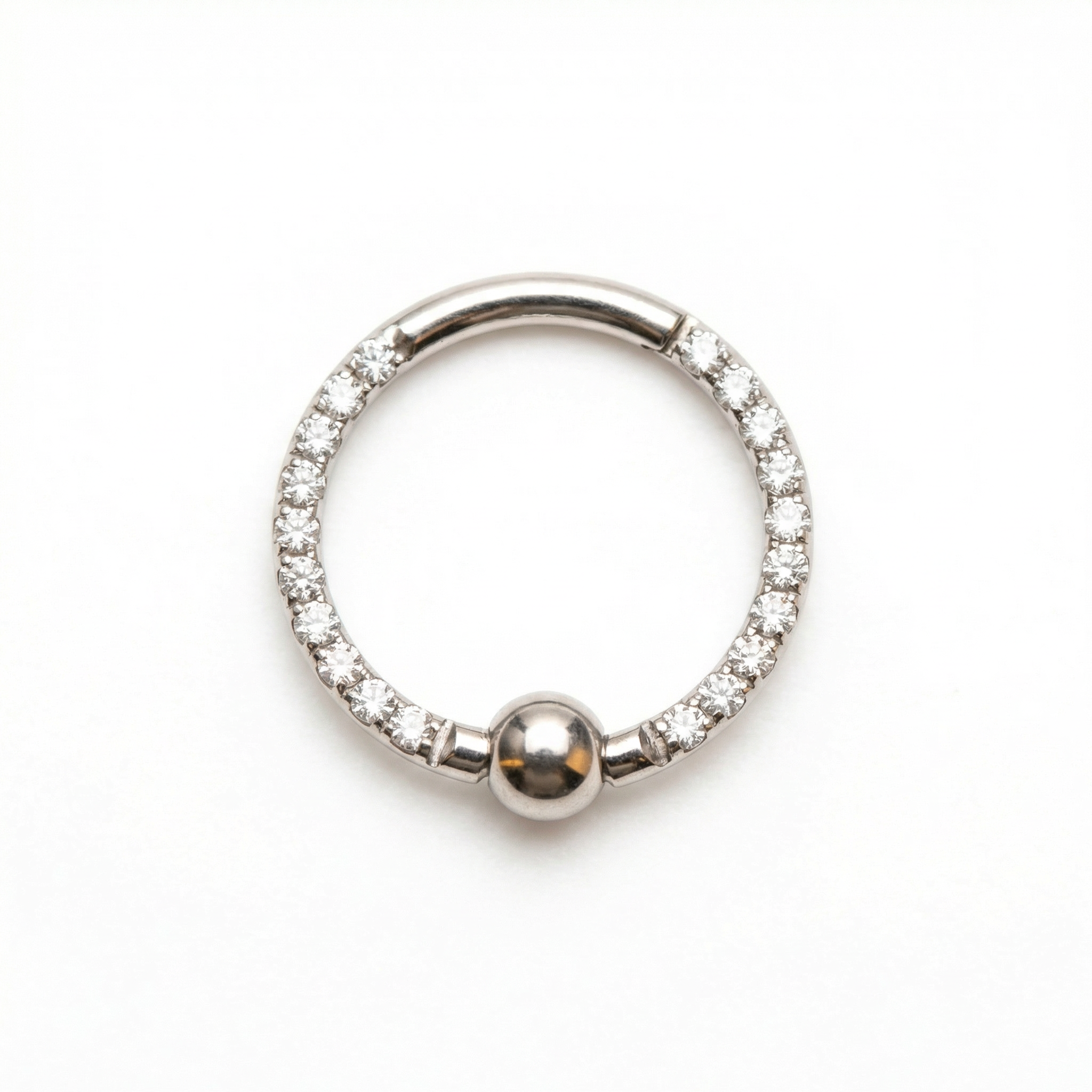 Earrings For A Daith Piercing - 16G G23 titanium silver