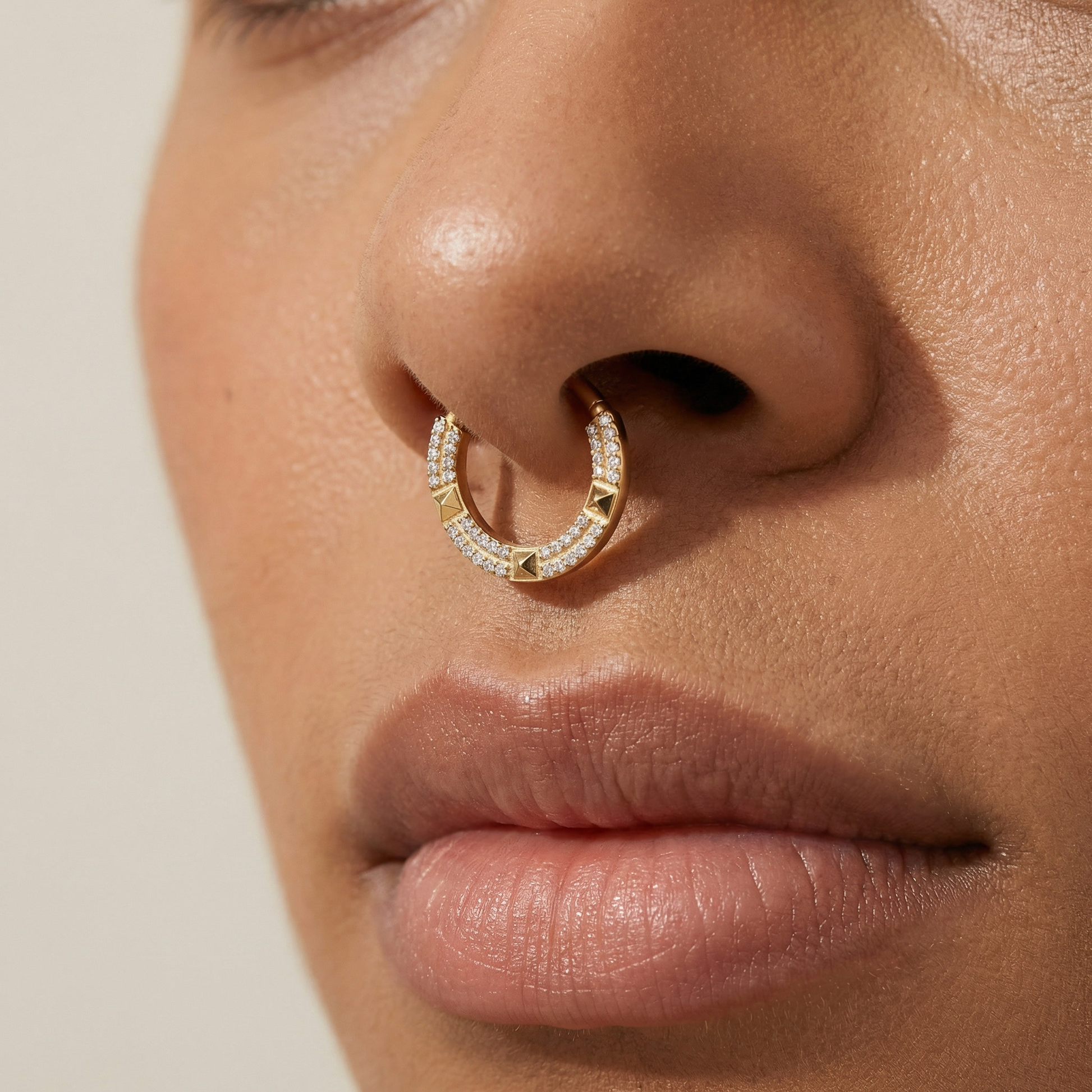 Standard Septum Piercing Gauge · septum jewelry stud