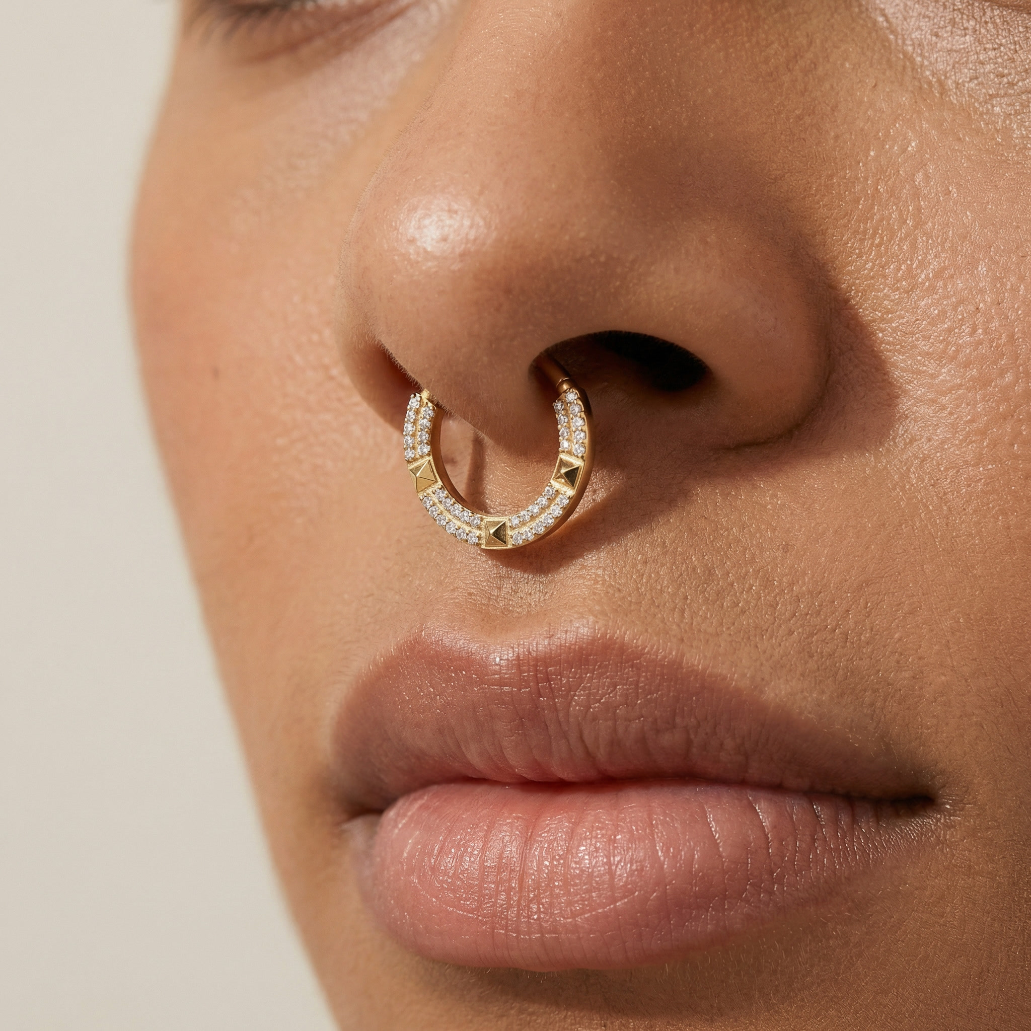 Standard Septum Piercing Gauge · septum jewelry stud